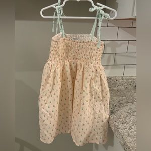 Sweet Honey smocked beach tunic, like new, size 6, have matching sister set